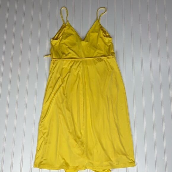 Bcbgeneration Lemonade Ruched Surplice Wrap Dress Size S Nwt - Picture 9 of 12